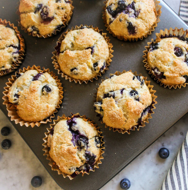 Lemon Blueberry Muffins - Midwest Southerner