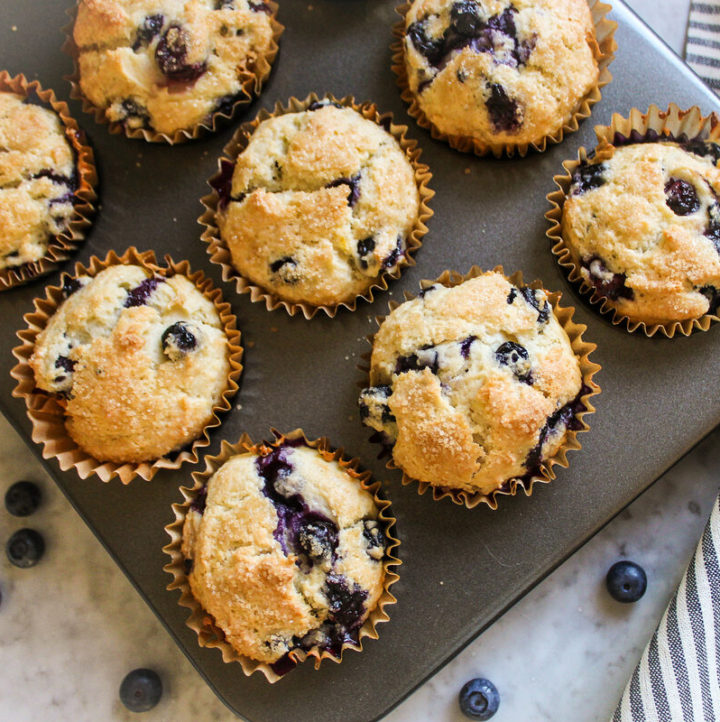 Lemon Blueberry Muffins - Midwest Southerner